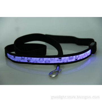 8 Different Colors for LED Pet Leash
